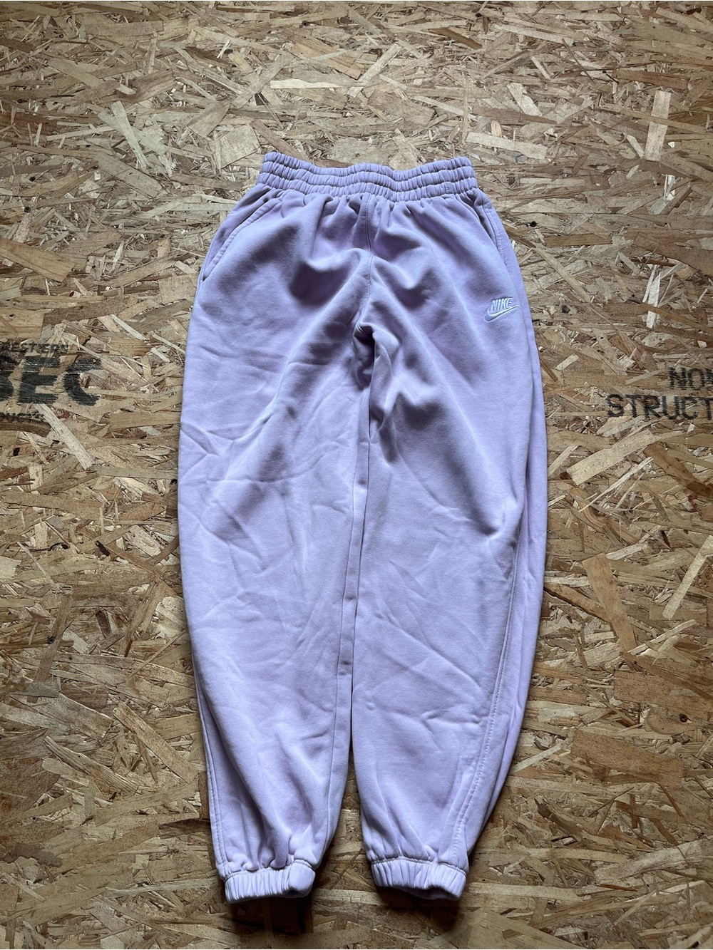 Nike Kids Lilac Fleece Joggers -Large